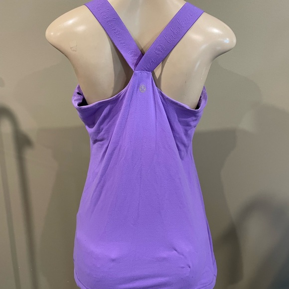 Lululemon / light purple size 10 tank top wide straps - Picture 1 of 6